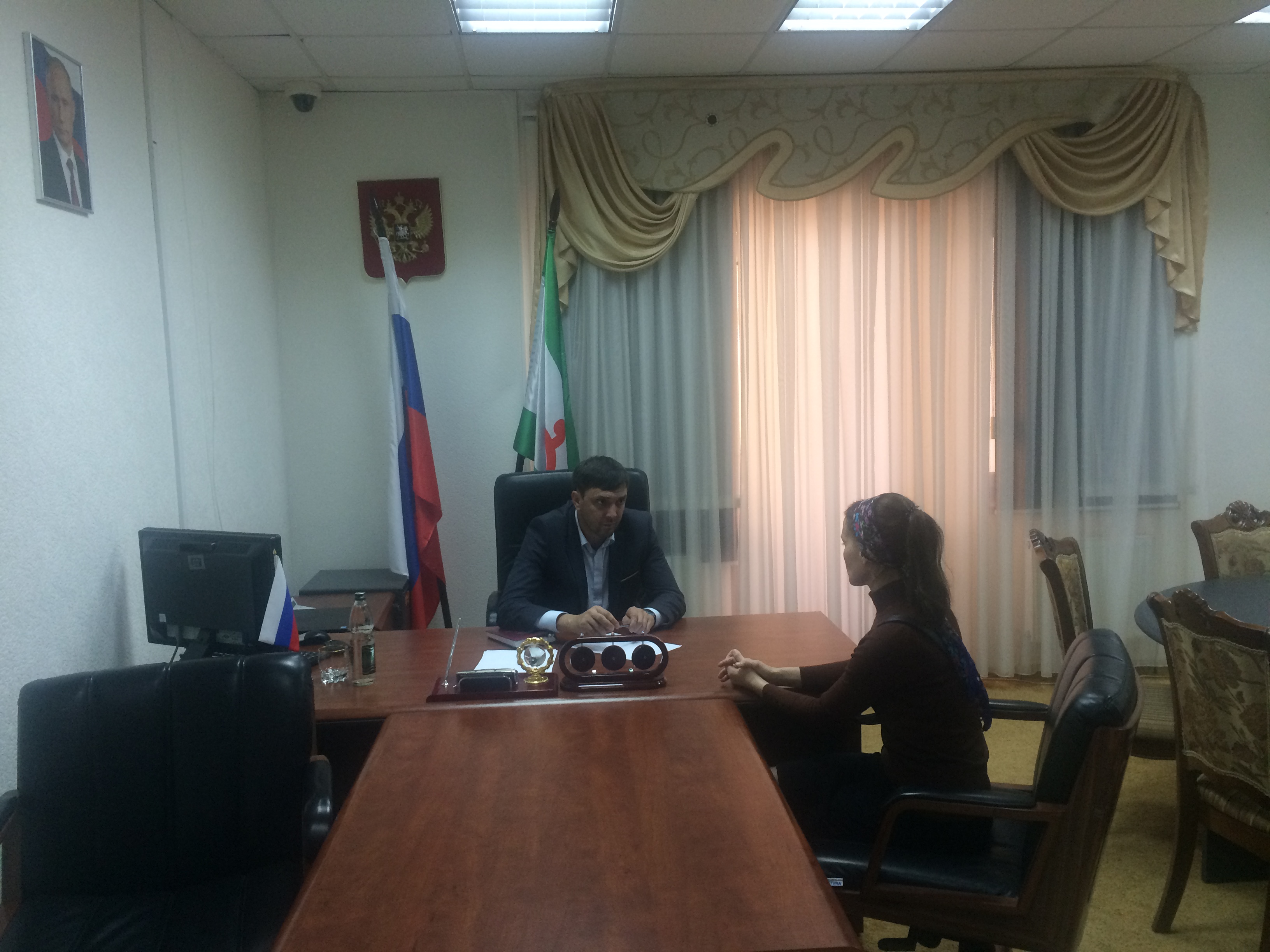 Руководитель Гострудинспекции в Республике Ингушетия провел прием граждан в приемной Президента Российской Федерации в г. Магас
